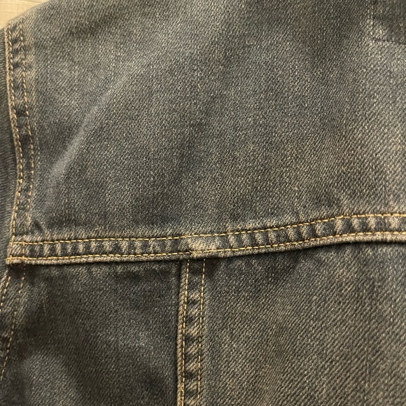 Old Navy VTG Blue Jean Denim Jacket Womens Sm Sport Old School Street Wear Y2K - Picture 12 of 14